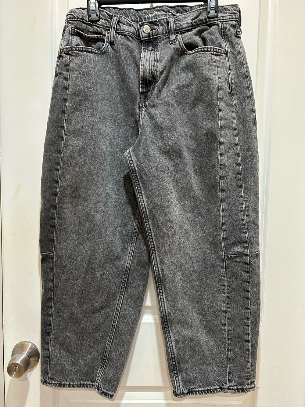 Old Navy Washed Gray Relaxed Jeans